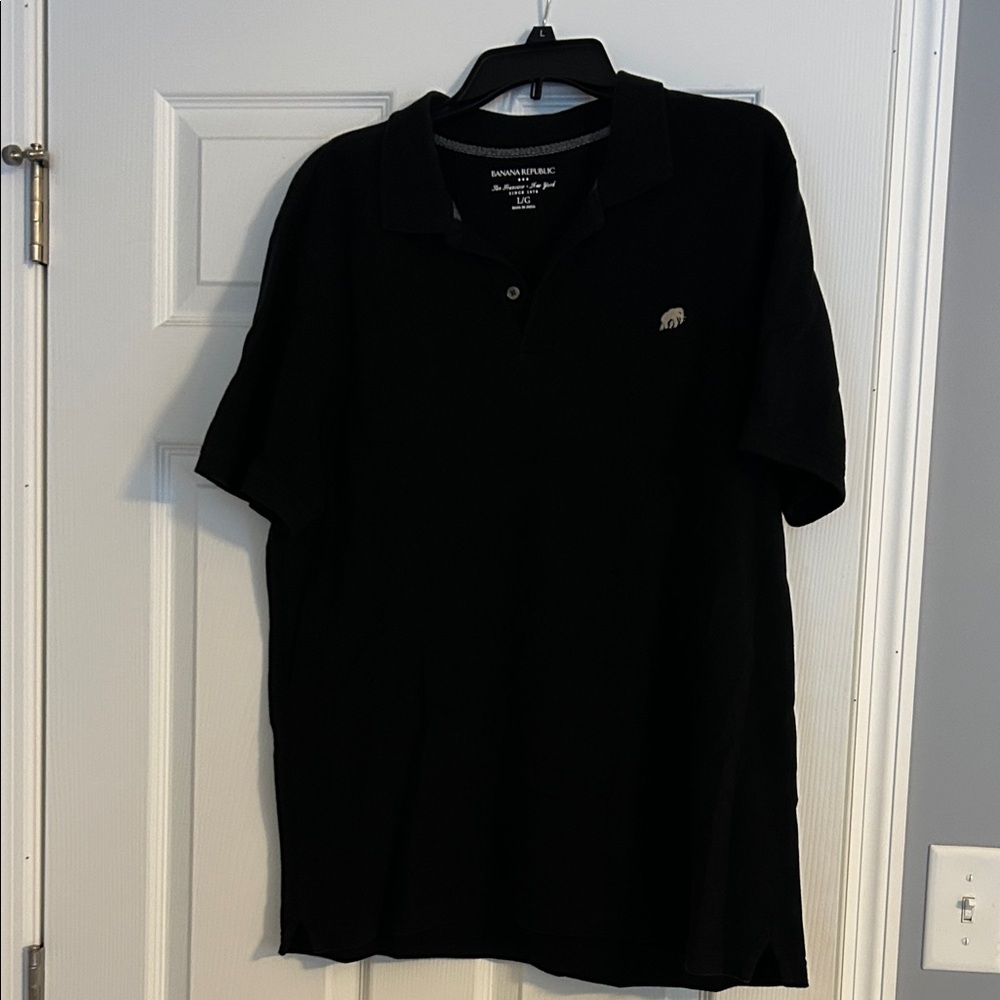 Banana Republic Black Polo Shirt